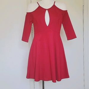 Free People Cold Shoulder Ponte Dress